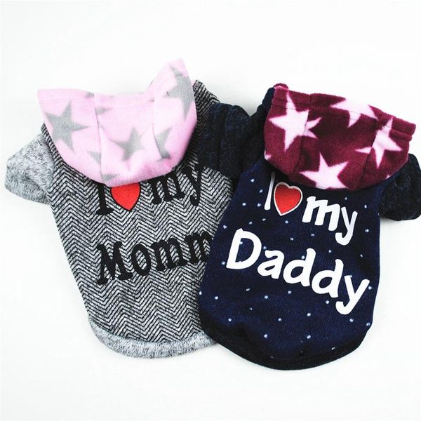 

dog apparel pitbull hoodies i love my mommy clothes hoody fleece hoodie for dogs soft winter jacket puppy coat chihuahua