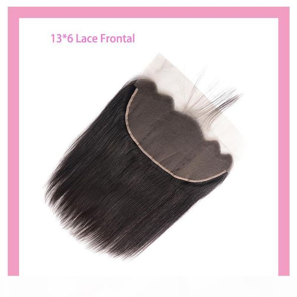 

peruvian human hair 13x6 lace frontal straight virgin hair pre plucked 13*6 lace frontal 8-22inch natural color, Black;brown
