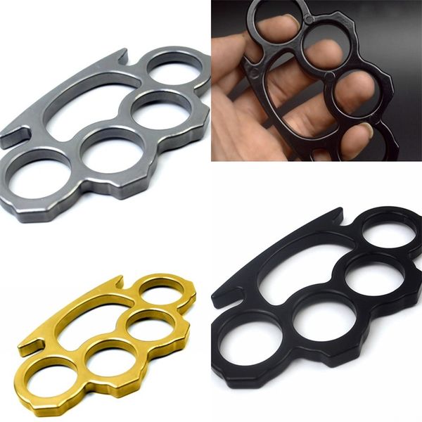 

protective gear gold and silver thin steel brass knuckle dusters self defense personal security women's and men's self-defense pen