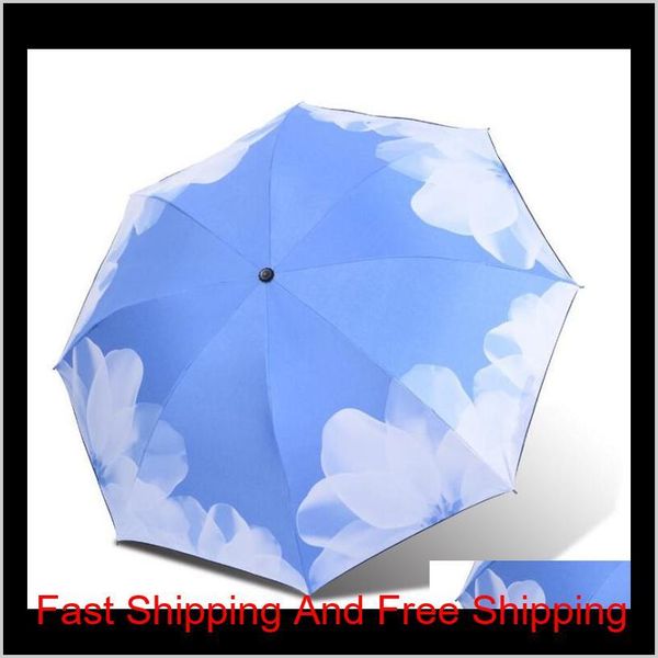 

200pcs/lot handle creative lace cute sunny and rainy anti-uv umbralla drinkware women rain umbrella qylbft bdetoys