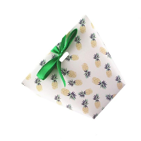 

gift wrap 10pcs pineapple candy paper bags biscuit cake box portable children without tape