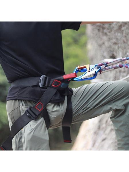 

cords, slings and webbing outdoor rock climbing carabiner 30kn downhill safety hook heavy duty 53cd