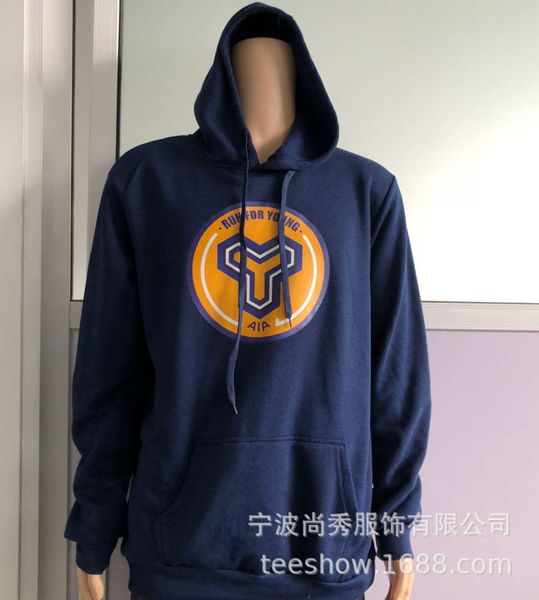 

men's autumn and winter sweater hoodie hooded long sleeve sweater, Black