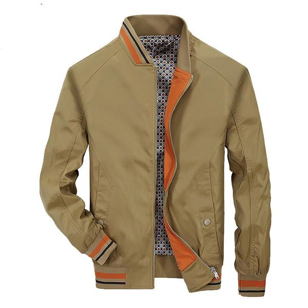 

men's jackets brand bomber jacket men plus size 4xl jaqueta masculina casual military stand spring windbreaker coats male, Black;brown