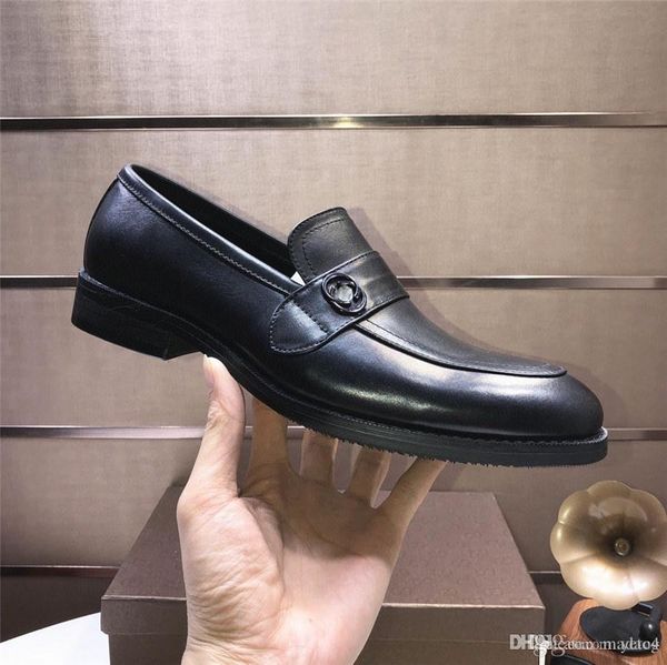 

aa luxury formal oxford shoes for men wedding shoes leather italy pointed toe, Black