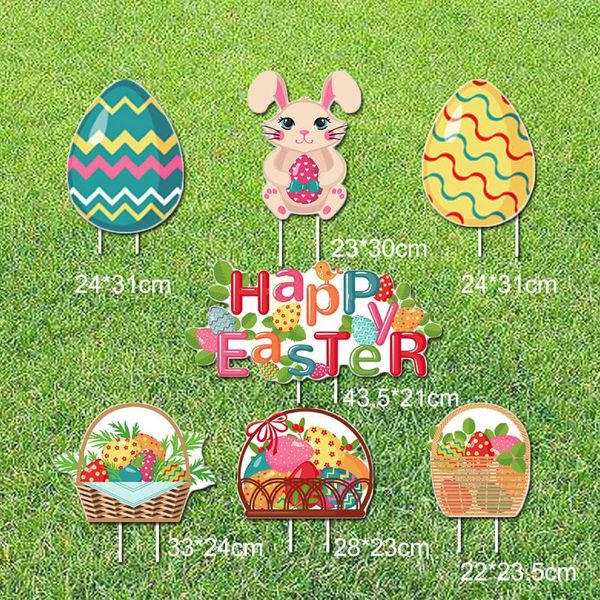 

easter decorations outdoor chick eggs yard signs garden decoration easter decor outdoor garden decoration accessories