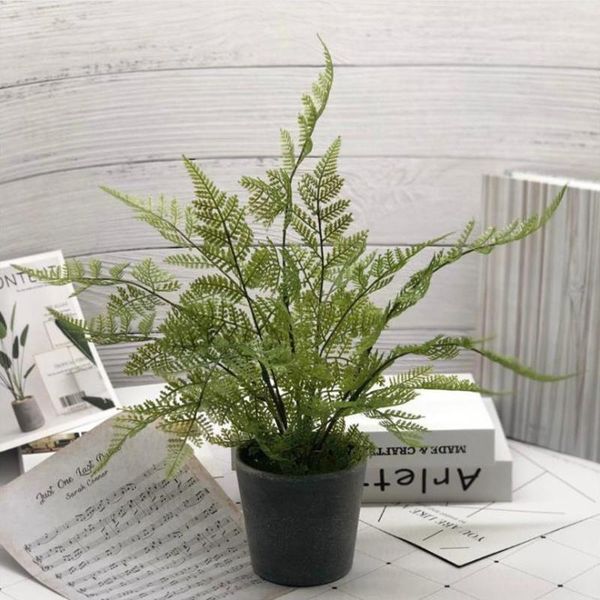 

1pc artificial plants green bonsai small tree pot plants fake flower potted ornaments for home decoration craft plant decorative