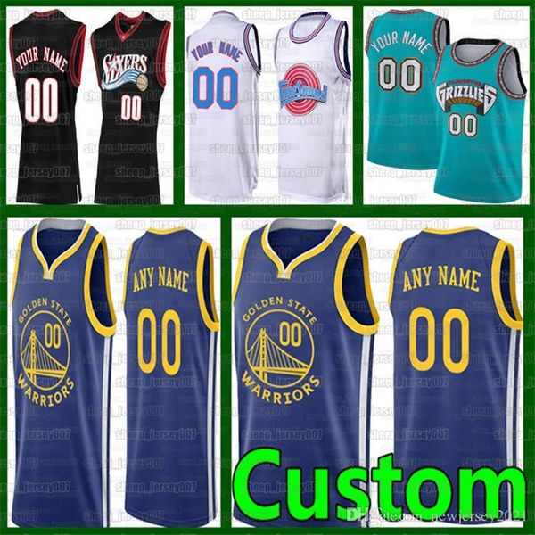 

custom stephen 30 curry basketball klay 11 thompson giannis 34 antetokounmpo bucks 76er julius 6 erving basketball ben 25 simmons, Blue;black