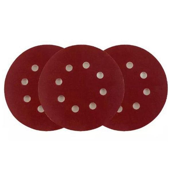 

hand & power tool accessories 100 pcs 125 mm 5 inch abrasive sandpaper sanding disc hook loop sand paper grits 240 for sander tools
