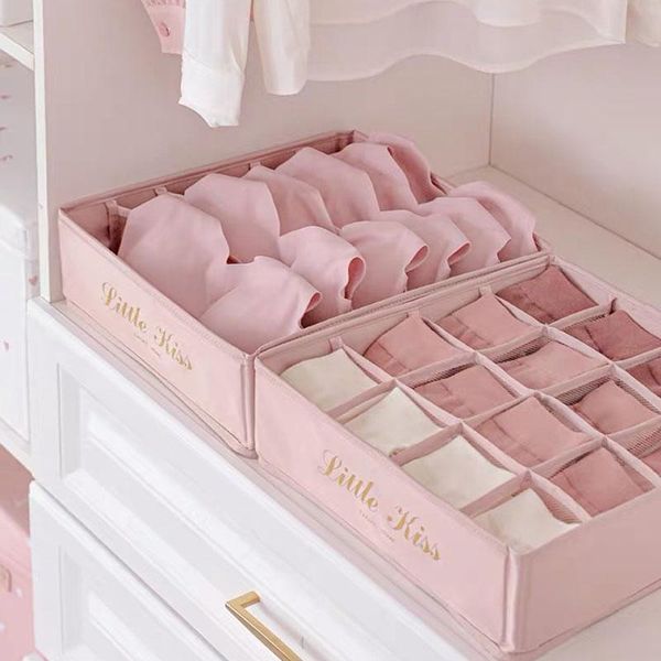 

storage drawers closet underwear organizer foldable ondergoed box bh opbergdoos separated socks drawer divider easy