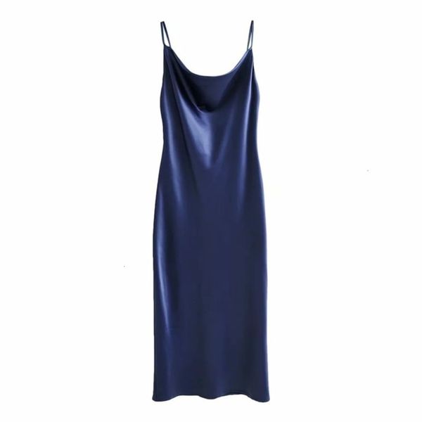 

versatile early new women's wind wear spring 2021 show thin french solid color open back suspender dress mid length skirt 10, Black;gray
