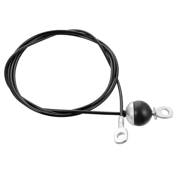 

jump ropes 1pc exercising wire rope steel household gym fitness accessory (black)