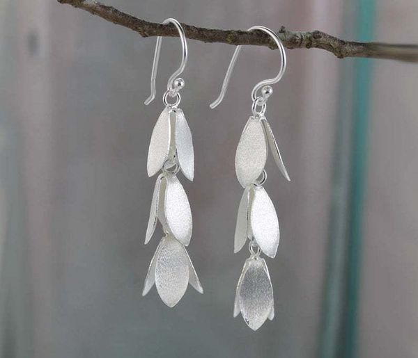 

2021 womens antique drop earrings fashion 925 sterling silver flower earring factory price jewelry gift ie210302