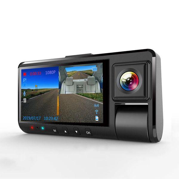 

car rear view cameras& parking sensors dash camera dh 1080p dvr 3 inch big screen night vision wifi cycling recording multi function mini