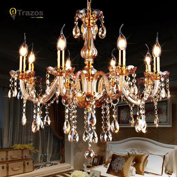 

crystal ceiling chandelier home for living dining room lamp indoor home decoration bedroom lights crystal led lamp