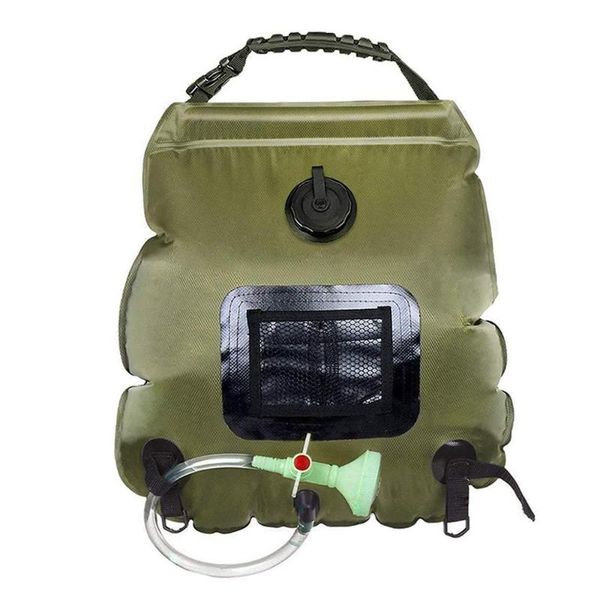 

outdoor bags 20l portable solar shower bag camping bath water heating equipment