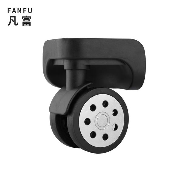 

bag parts & accessories luggage wheels replacement casters 360 spinner suitcase repair rolling wheeled, Black