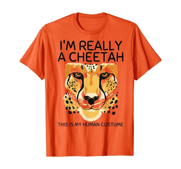 

This Is My Human Costume I'm Really A Cheetah Cute Gift T-Shirt, Mainly pictures