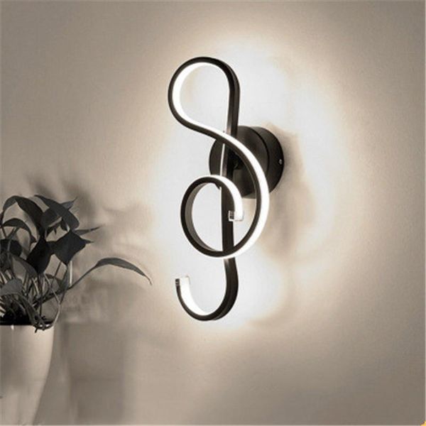

wall lamp modern personality music symbol modelling light creative kitchen corridor bedroom mirror decoration background