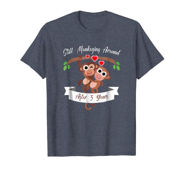 

3rd Wedding Anniversary T-Shirt Funny Monkey Couple Shirt, Mainly pictures