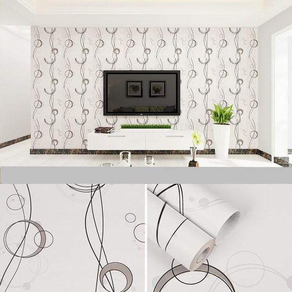 

stripe wallpaper self-adhesive bedroom waterproof and moistureproof 3d living room office wall decor peel and stick wallpaper