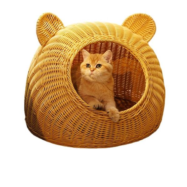 

cat beds & furniture modern house bed forest themed breathable comfortable plastic indoor cute cama para gato pets acessorios ei50mw