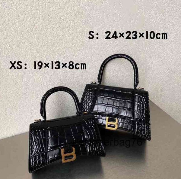 

classic bags letter classic designer handbags s women balencaigas's b hourglass 2022 buckle leather hand fashion messenger hand carry o