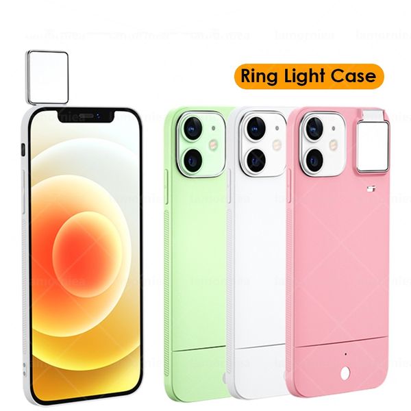 

cell phone cases selfie ring light case compatible with iphone
