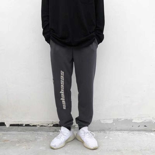 

men's pants season 5 sweatpants men women embroidery jogger calabasas drawstring 9wxy, Black