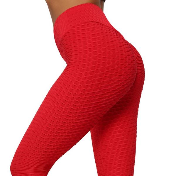 

breathable hip lifting leisure sports fitness yoga leggings tight, White;red