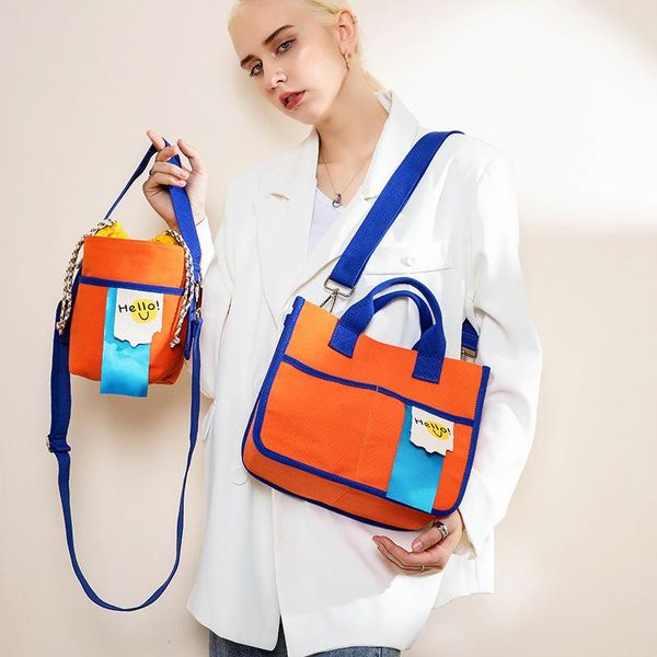 

shoulder bags fashion large capacity handbag women's candy canvas bag single messenger designer handbags high quality