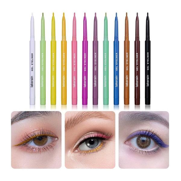 

eyeliner waterproof and long-lasting gel is not easy to take off does smudge, fine-tip smooth color pen