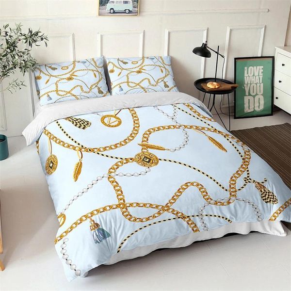 

bedding sets 3 piece necklace duvet cover quilt pillowcase single double full  size boys girls birthday gifts set