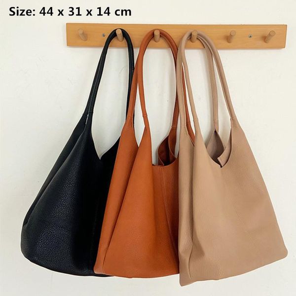 

shoulder bags for women 2021 leather bag shopping casual tote female handbag drop saddle capacity messenger