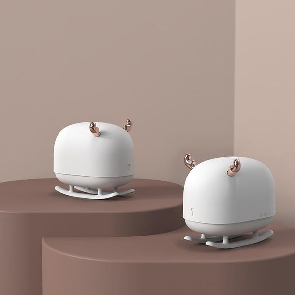 

kbaybo260ml sleigh deer ultrasonic air humidifier aroma essential oil diffuser for home car usb fogger mist maker with led light