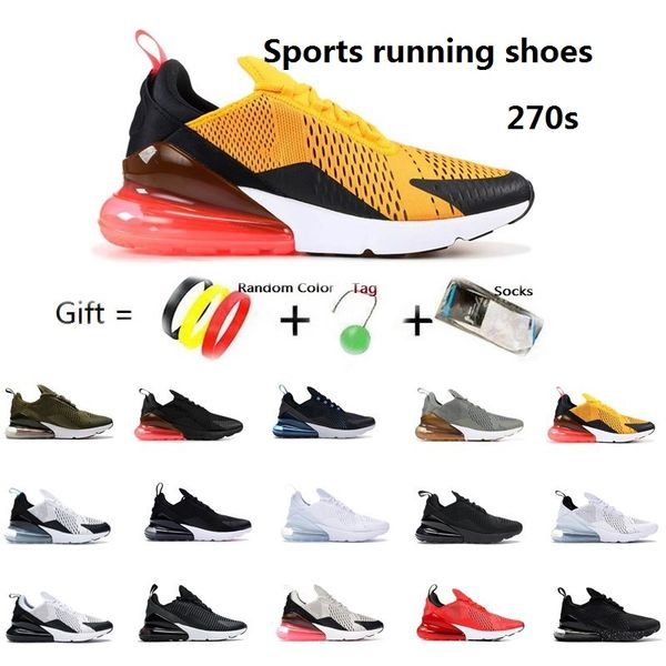

2021 new arrival 27c outdoor shoes mens women flair triple black white red 270s men shoe size 36-45