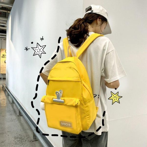 

backpack lenlei 2021 bag female japanese tendencia simple campus high school college korean mochila lona femenina