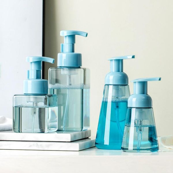 

bath accessory set foaming pump bottle bathroom portable soap dispensers liquid cosmetics shampoo foam bottles lotion container accessorie