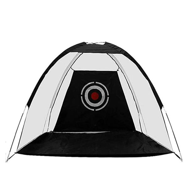 

golf training aids indoor outdoor foldable practice net hitting cage garden grassland tent equipment black
