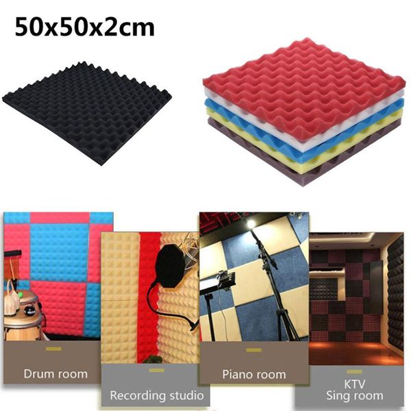 

wall stickers acoustic foam panel sound sabsorption sponge studio ktv soundproof