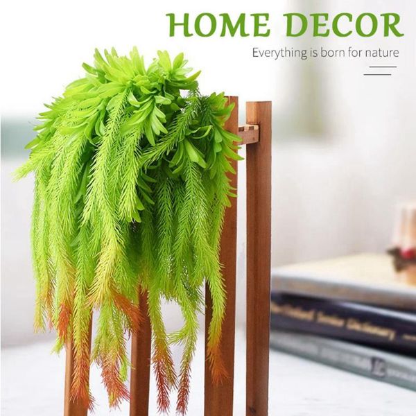

real touch artificial air grass green leaves home green outdoor decoration wall hanging plant fake plant