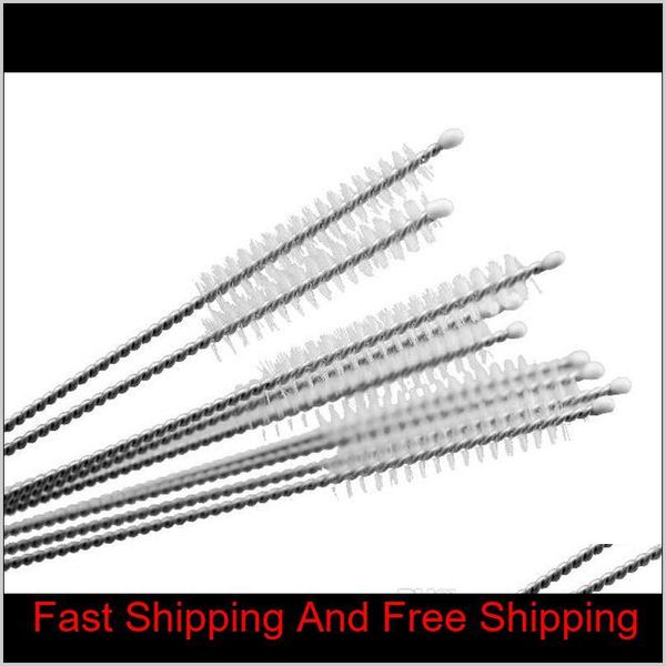 

100x pipe cleaners nylon straw cleaners cleaning brush for drinking pipe stainless steel pip qylcjd toys2010