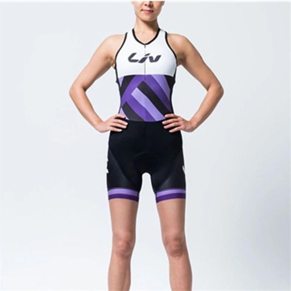 

racing sets liv pro team bretels body pak vrouwen schaatspak kit fietsen kleding maillot jumpsuit road triathlon ciclismo, Black;blue