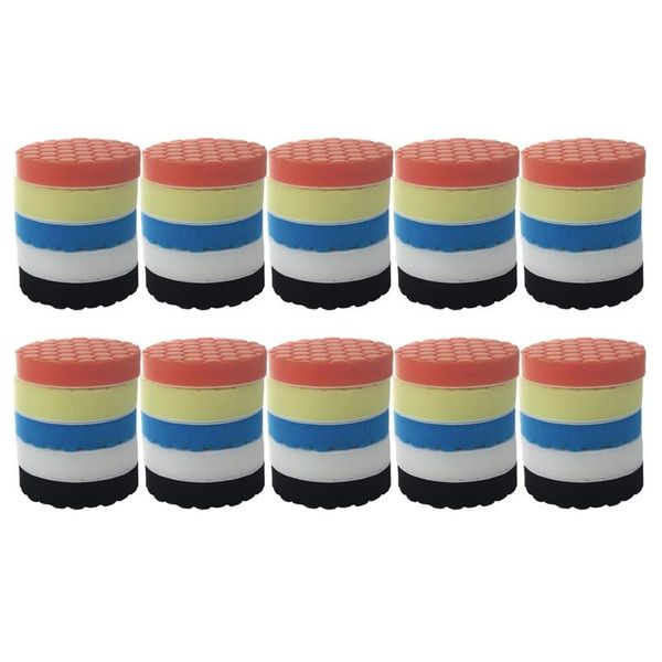 

care products 5inch (125mm) polishing pad kit for car polisher 50pcs
