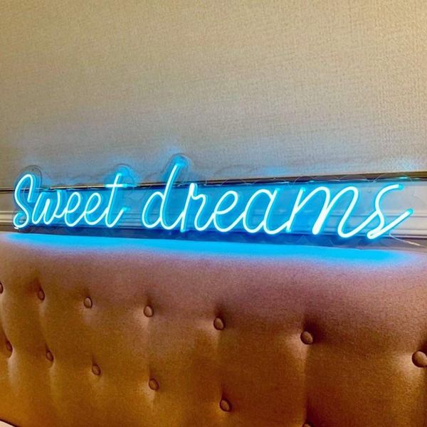 

other lighting bulbs & tubes custom neon sign sweet dreams led light decoration handcrafted wall hangings room decor housewarming gift