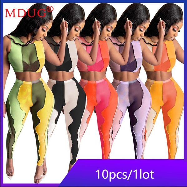 

women's two piece pants wholesale items bulk lots sleeveless set pant sets for women fashion solid pantsuits outfits clothing m7100, White