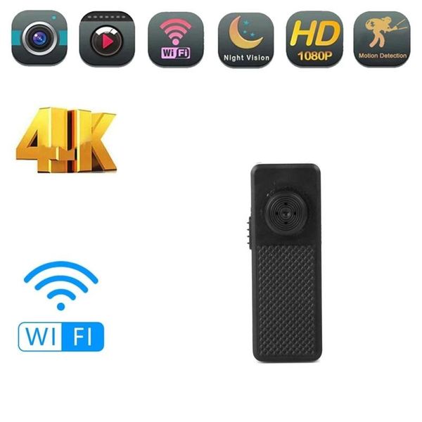 

mini cameras ip cam hd 4k wifi camera security p2p/ap camcorder night vision micro motion detection voice recorder suport hidden tf card