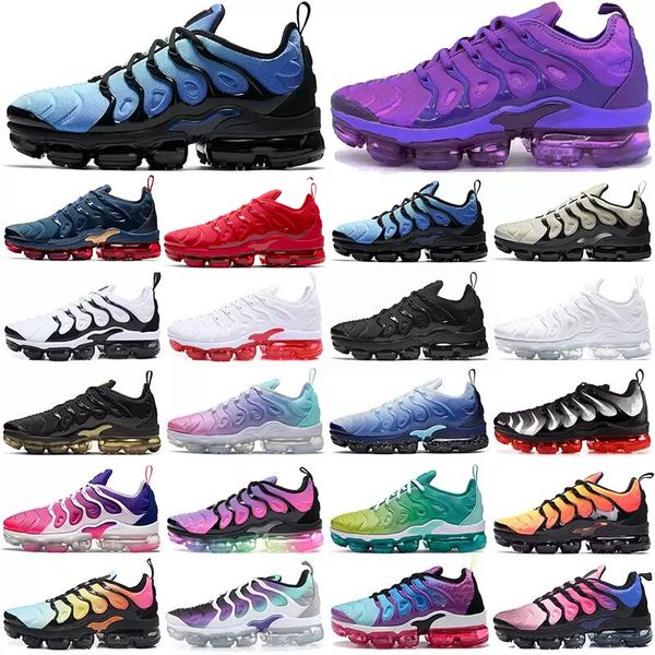 

2022 new tn plus running shoes outdoor men women trainers all red triple black hyper blue olive tns fashion mens womens sports sneakers over, White;red
