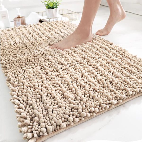 

bath mats soft comfortable home mat bathroom water absorption rug shower anti-slip quick dry carpet entrance dirt barrier cushion