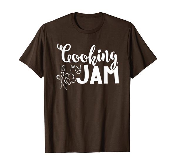 

Cooking Is My Jam Cute Lunch Lady Back To School Gift T-Shirt, White;black